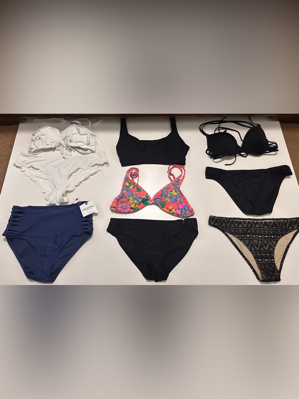 PINK Wild Fable No Bo Shade & Shore Anemone Women’s Bikini Beach Lot 9 XS S L